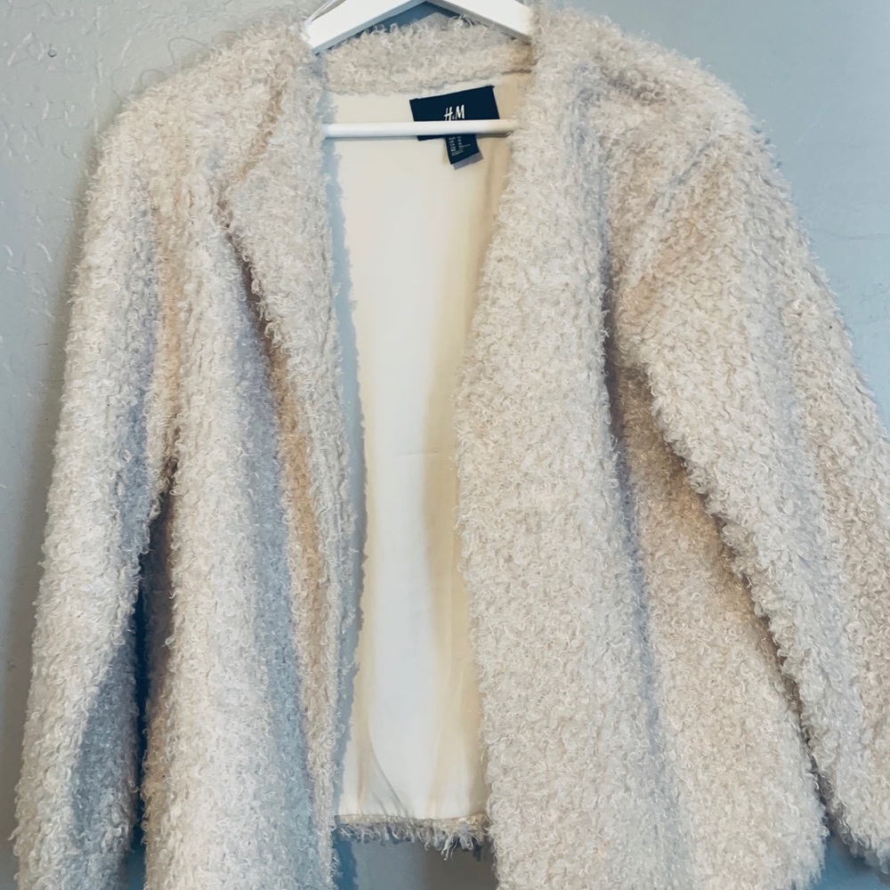 Fuzzy cardigan